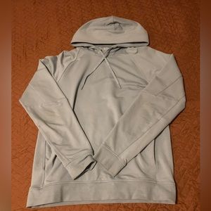 Mens L Lululemon Fast and Free Hoodie, light blue